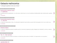 Tablet Screenshot of galassiamalinconica.blogspot.com