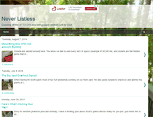 Tablet Screenshot of neverlistless.blogspot.com