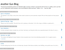Tablet Screenshot of anothergunblog.blogspot.com