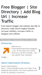 Mobile Screenshot of freeurlsubmitdirectory.blogspot.com