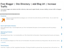Tablet Screenshot of freeurlsubmitdirectory.blogspot.com