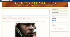 Desktop Screenshot of godsmiraclephotos.blogspot.com