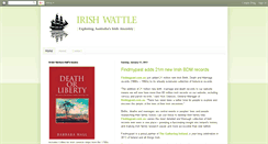 Desktop Screenshot of irishwattle.blogspot.com