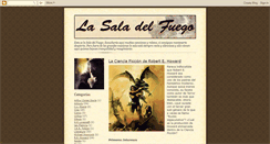 Desktop Screenshot of lasaladelfuego.blogspot.com