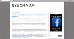 Desktop Screenshot of eyeonmiami.blogspot.com