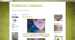 Desktop Screenshot of goldilockscreations.blogspot.com