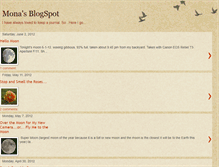 Tablet Screenshot of monaslogablog.blogspot.com