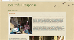 Desktop Screenshot of beautifulresponse.blogspot.com