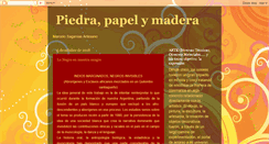 Desktop Screenshot of piedrapapelmadera.blogspot.com