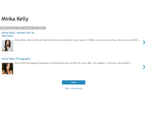 Tablet Screenshot of minka-kelly-hot-model.blogspot.com