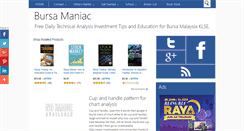 Desktop Screenshot of bursa-maniac.blogspot.com