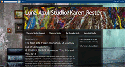 Desktop Screenshot of lunaazulstudio.blogspot.com