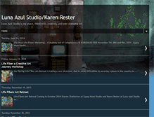 Tablet Screenshot of lunaazulstudio.blogspot.com