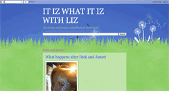Desktop Screenshot of itizwhatitizwithliz.blogspot.com