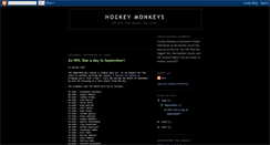 Desktop Screenshot of hockeymonkeys.blogspot.com