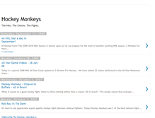 Tablet Screenshot of hockeymonkeys.blogspot.com