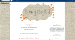 Desktop Screenshot of brandylangford.blogspot.com