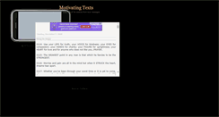 Desktop Screenshot of motivatingtexts.blogspot.com