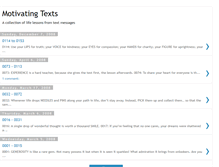 Tablet Screenshot of motivatingtexts.blogspot.com