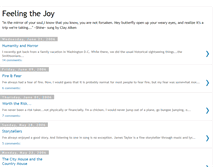 Tablet Screenshot of feelingthejoy.blogspot.com