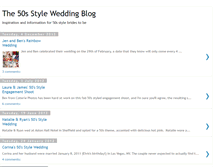 Tablet Screenshot of 50s-style-wedding.blogspot.com