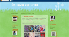 Desktop Screenshot of demayorcosturera.blogspot.com
