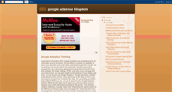 Desktop Screenshot of googleadsensekingdom.blogspot.com