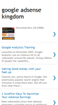 Mobile Screenshot of googleadsensekingdom.blogspot.com