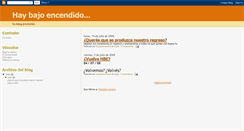 Desktop Screenshot of haybajoencendido.blogspot.com