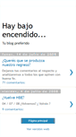 Mobile Screenshot of haybajoencendido.blogspot.com