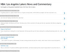 Tablet Screenshot of lakersblog.blogspot.com