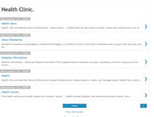 Tablet Screenshot of healthcareclinic.blogspot.com