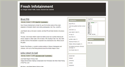 Desktop Screenshot of freshinfotainment.blogspot.com