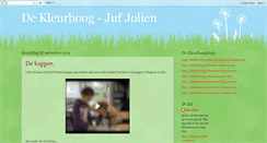 Desktop Screenshot of dekleurboog-jufjolien.blogspot.com