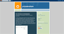 Desktop Screenshot of priyaabraham.blogspot.com