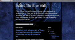 Desktop Screenshot of behindthebluewall.blogspot.com