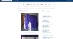Desktop Screenshot of carrieandthebreakaways.blogspot.com