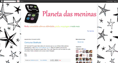 Desktop Screenshot of planeta-das-meninas.blogspot.com