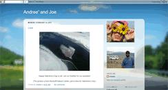 Desktop Screenshot of andreeandjoe.blogspot.com