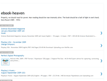 Tablet Screenshot of e-book-heaven.blogspot.com