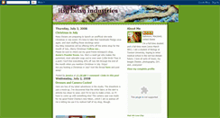 Desktop Screenshot of itsybitsyindustries.blogspot.com