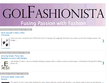 Tablet Screenshot of golfashionista.blogspot.com