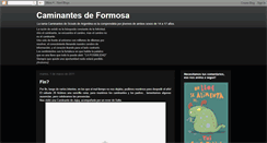 Desktop Screenshot of caminantesdeformosa.blogspot.com