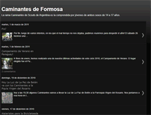 Tablet Screenshot of caminantesdeformosa.blogspot.com