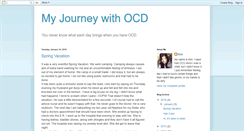 Desktop Screenshot of myjourneywithocd.blogspot.com