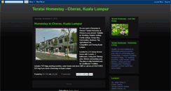 Desktop Screenshot of cherashomestay.blogspot.com