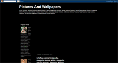 Desktop Screenshot of picturesorwallpapers.blogspot.com