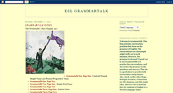 Desktop Screenshot of eslgrammartalk.blogspot.com