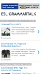 Mobile Screenshot of eslgrammartalk.blogspot.com