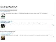 Tablet Screenshot of eslgrammartalk.blogspot.com